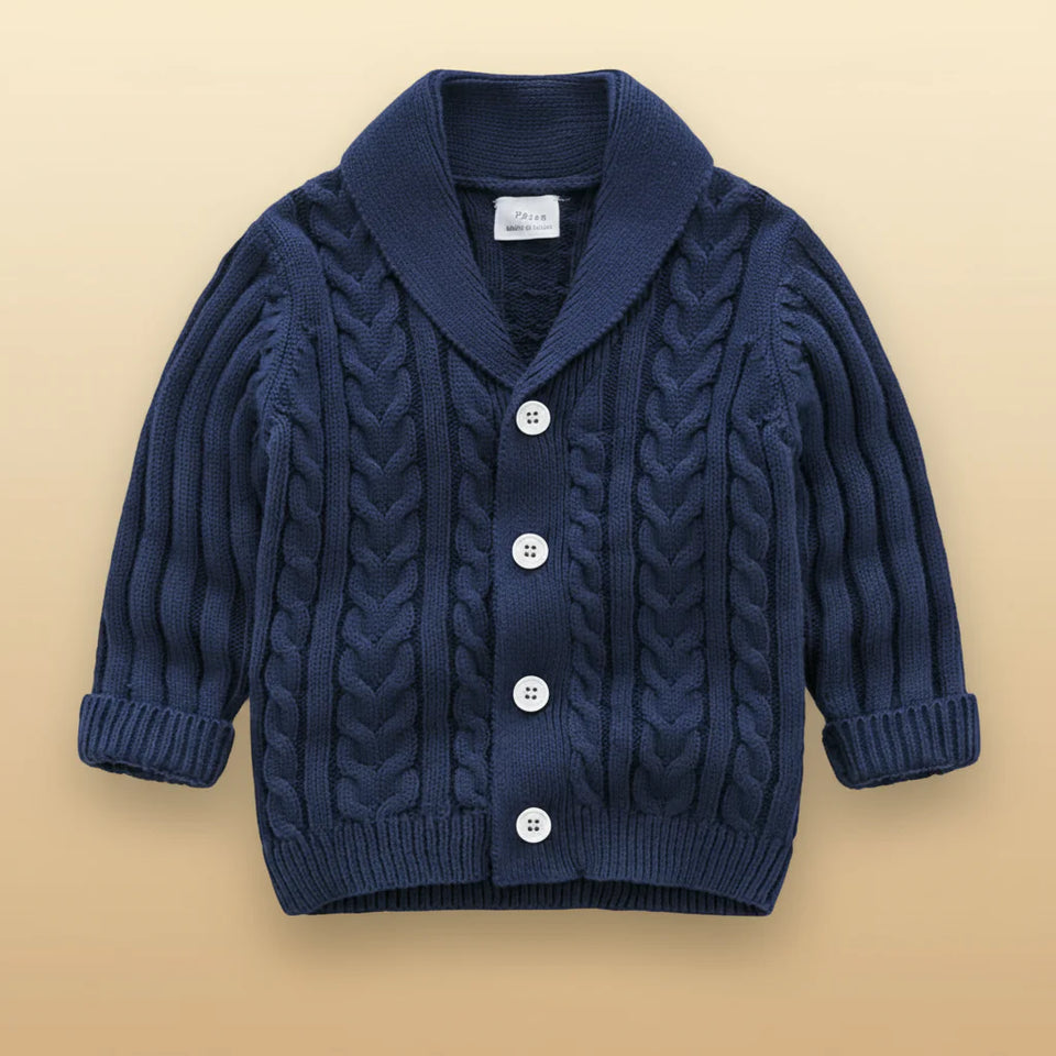 CozyCub – Bekväm och modern – stickad barnkofta