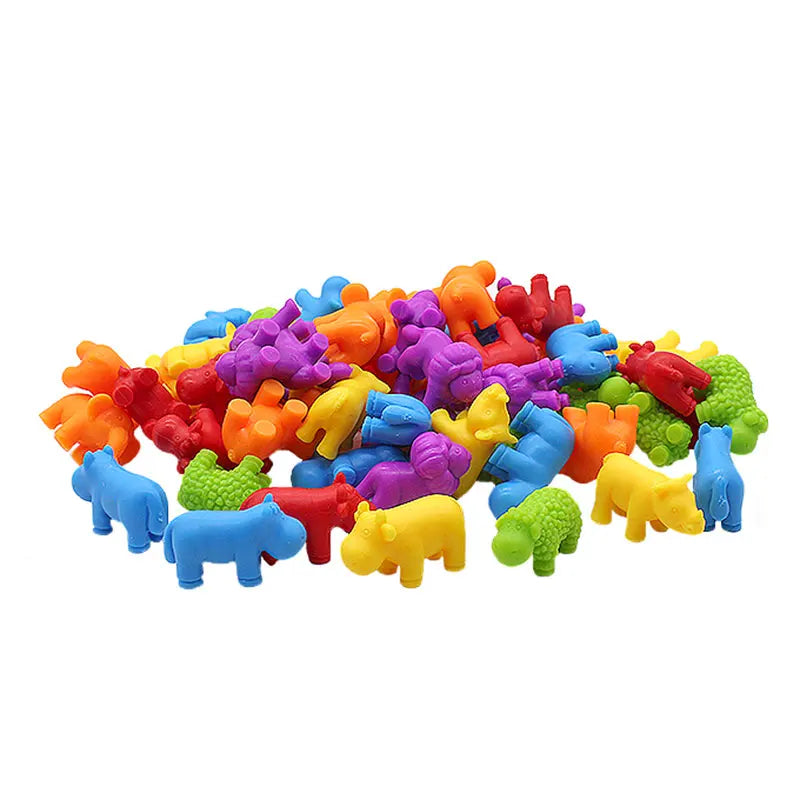 Rainbow Teddy Bears Toys™ - Pedagogisk & kreativ - Räknande regnbågsbjörnar