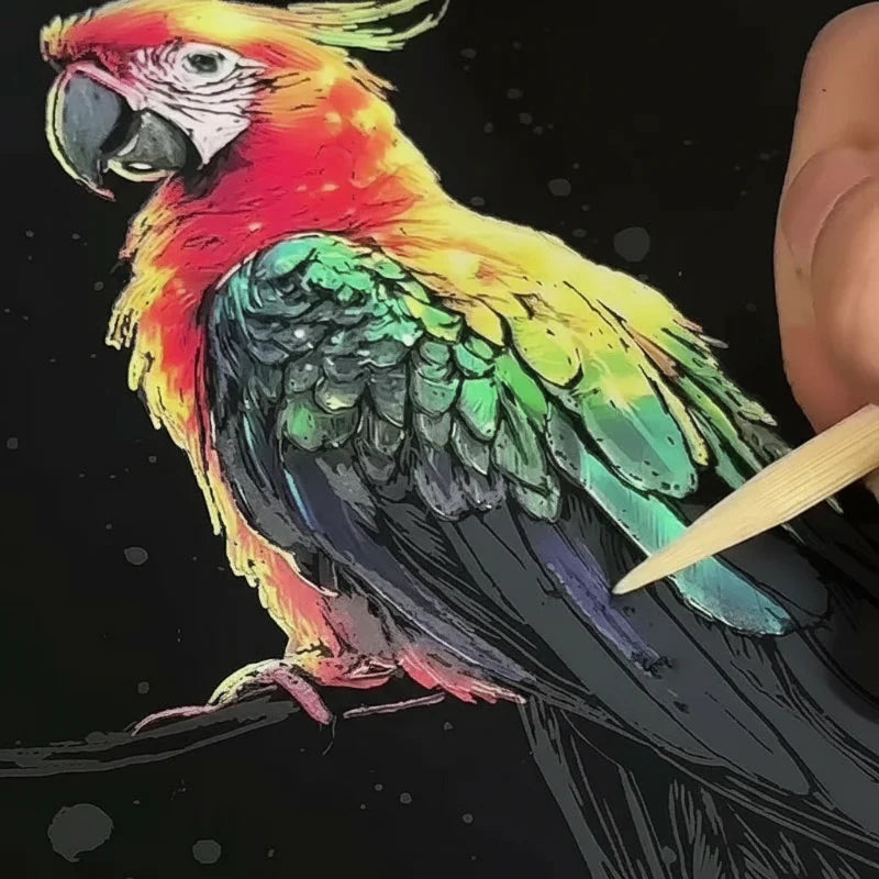 GlowArt – Glow-in-the-dark – Skrapkortsset