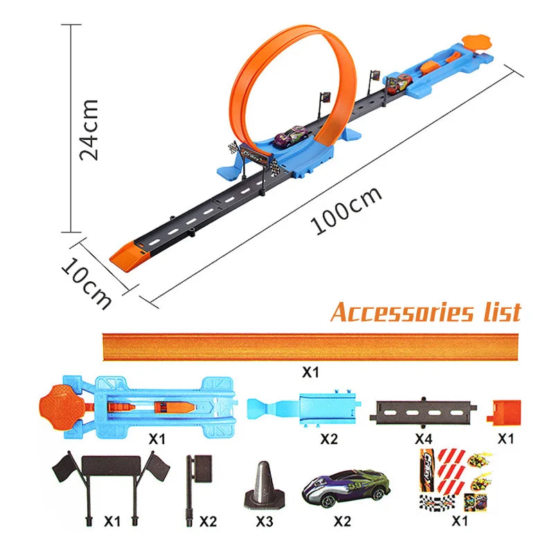 Double Race Track™ - Kreativt & roligt - Looping racerbana