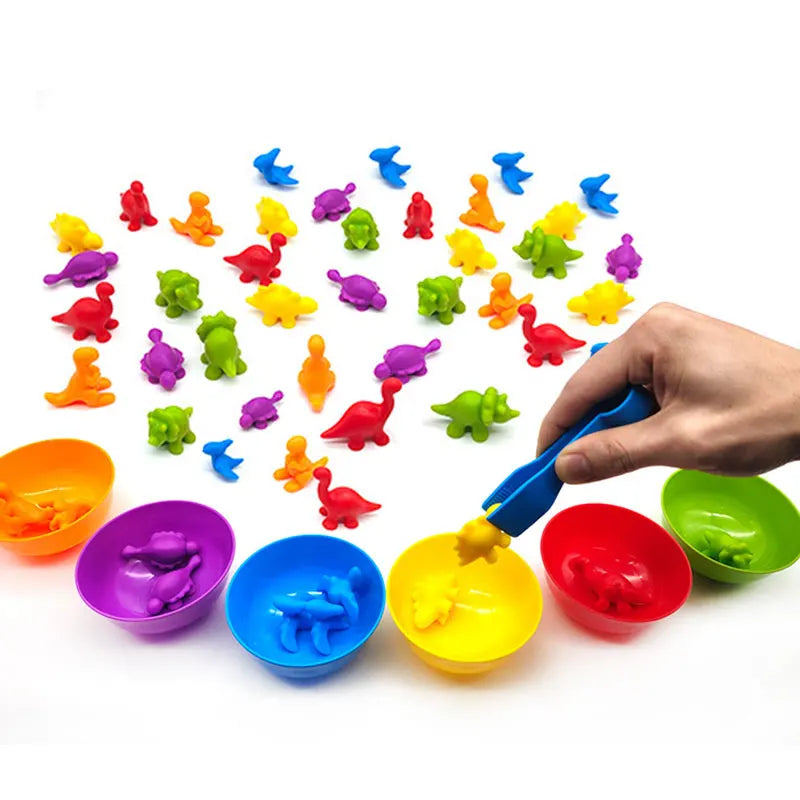 Rainbow Teddy Bears Toys™ - Pedagogisk & kreativ - Räknande regnbågsbjörnar