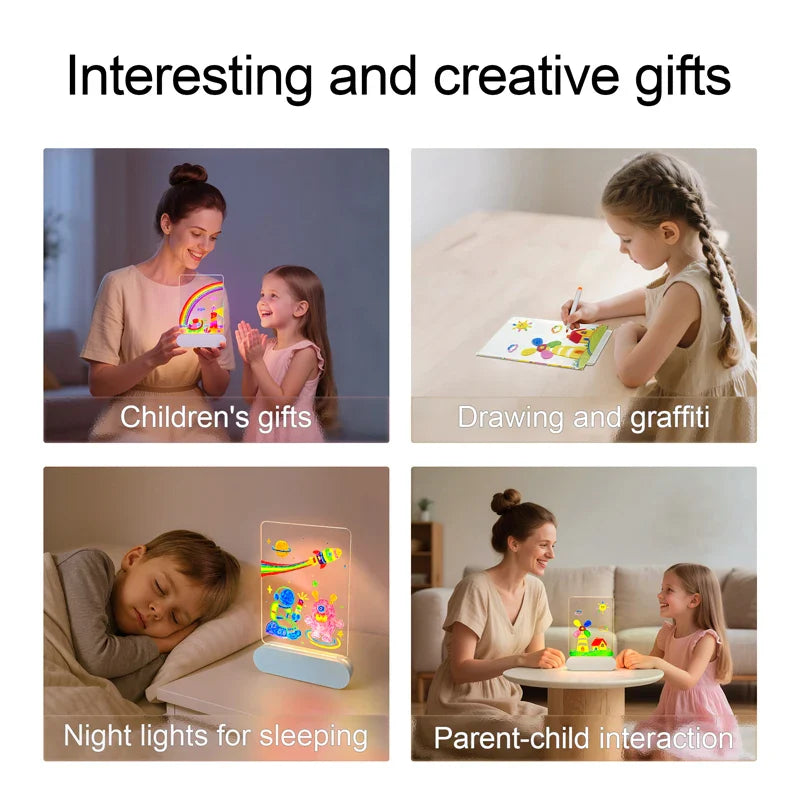 DrawingLight - Belysta fantasier – ritbord med LED