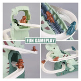 Dino Slide™ – Mini berg-och-dalbana kul - Dino glidbana