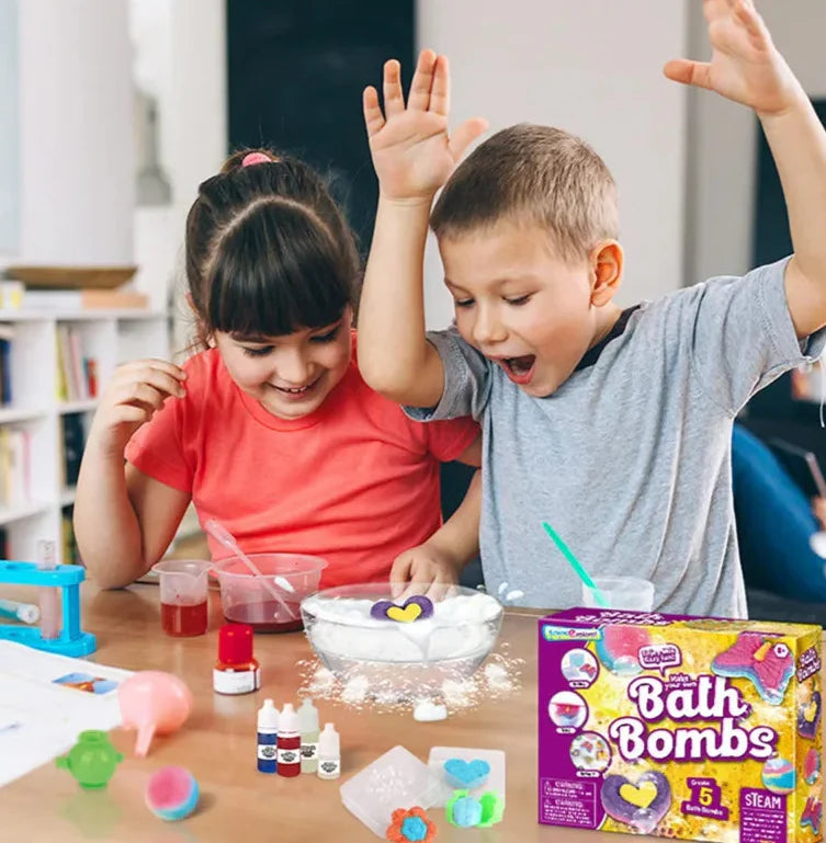 BathBombs – Färgglatt & lärorikt – DIY-set för badbomber