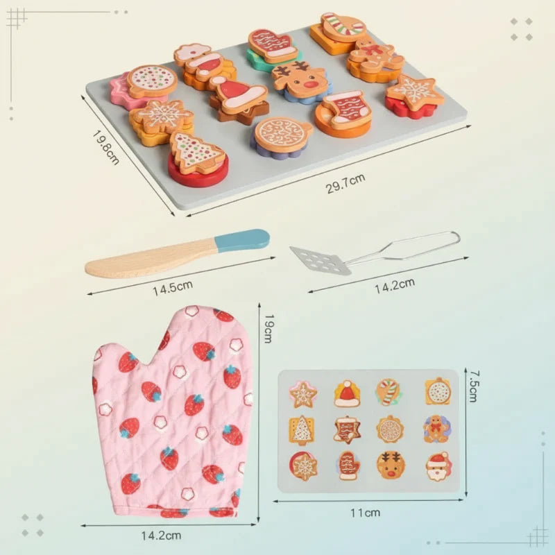 TinyKitchen – Kreativt & lekfullt – Träplattor för sortering av kakor