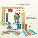 MagPlayer – Kreativt & Motorik – DIY Trämagnetiska byggklossar