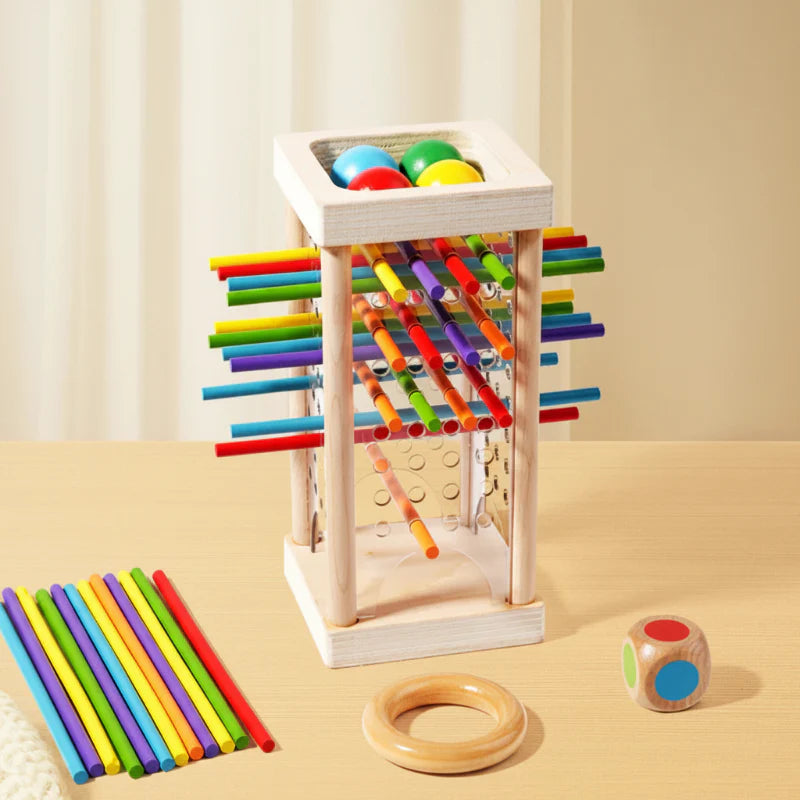 Wooden Stick Battle Game – Tänk & Interaktivt – Strategiskt brädspel
