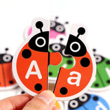 Wooden Letter Matching Game – Lärande & lek – Alfabetpussel