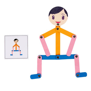 PlayGrow - Leka och växa - Montessori-pussel Sportman
