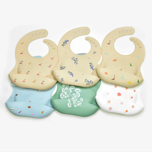 Silicone Bib - Vattentät och moderiktig - Babyhaklapp i silikon