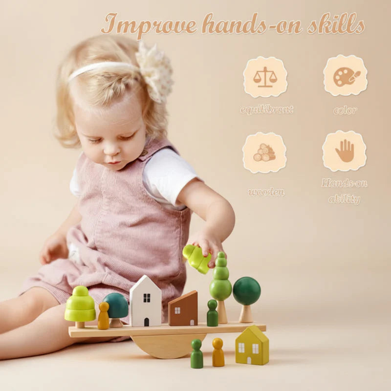 Wooden Forest Blocks – Kreativitet & utveckling – Byggklossar i trä