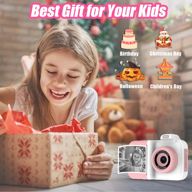 Instant Print Camera – Kreativt & interaktivt – Instant-kamera för barn