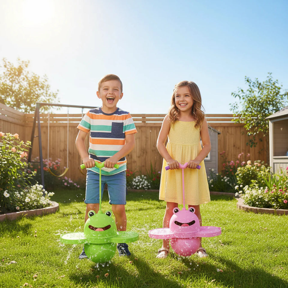 PlayLeap – Balans & Energi – Groda Pogo Stick