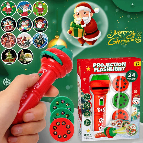 Xmas Projector Light™ - Ljusglädje - Ficklampa med julprojektion