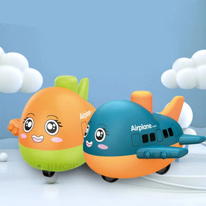 Cartoon Plane Toy™ - Press & Play - Leksaksplan