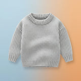 PureSoft – Classic & Cozy - Enfärgad stickad tröja