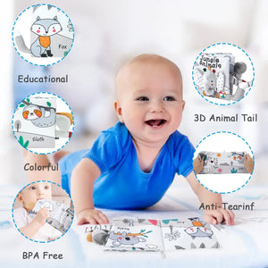 Soft Sensory Book – Känn & Upptäck - Babyhäfte