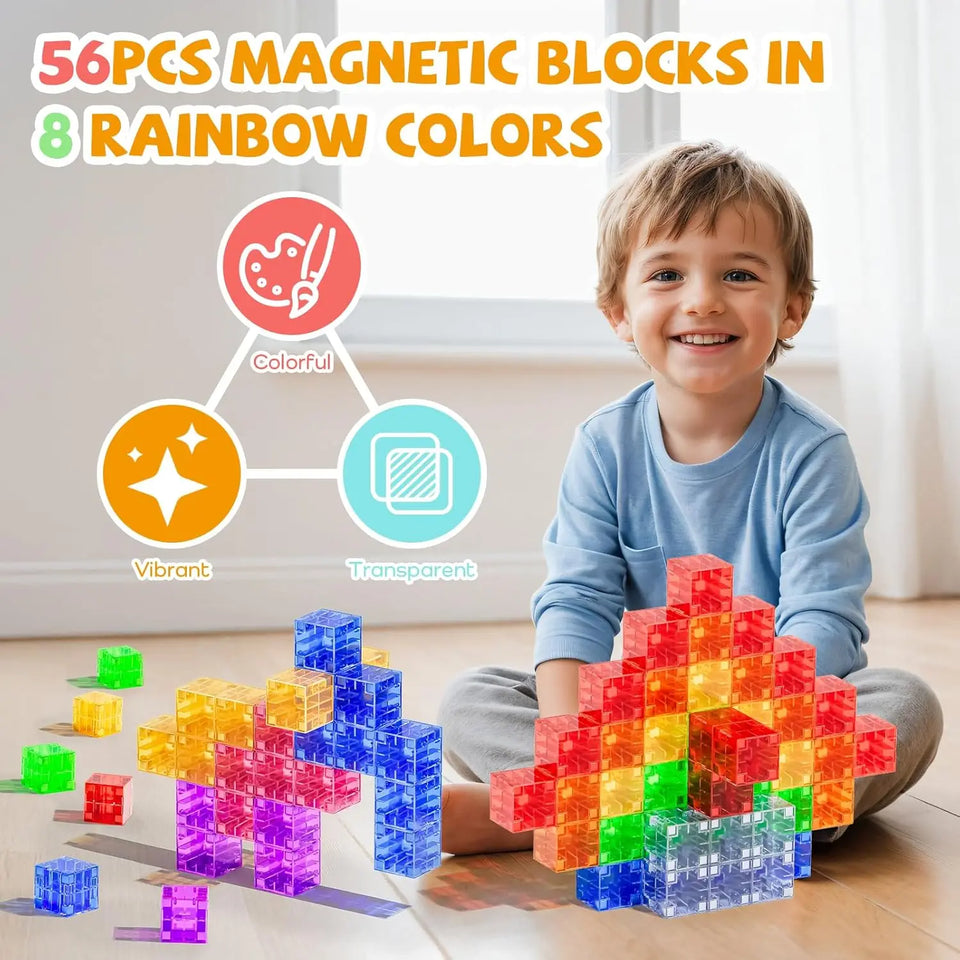Magic Cubes - Fantasi & kul - Magnetiska byggklossar