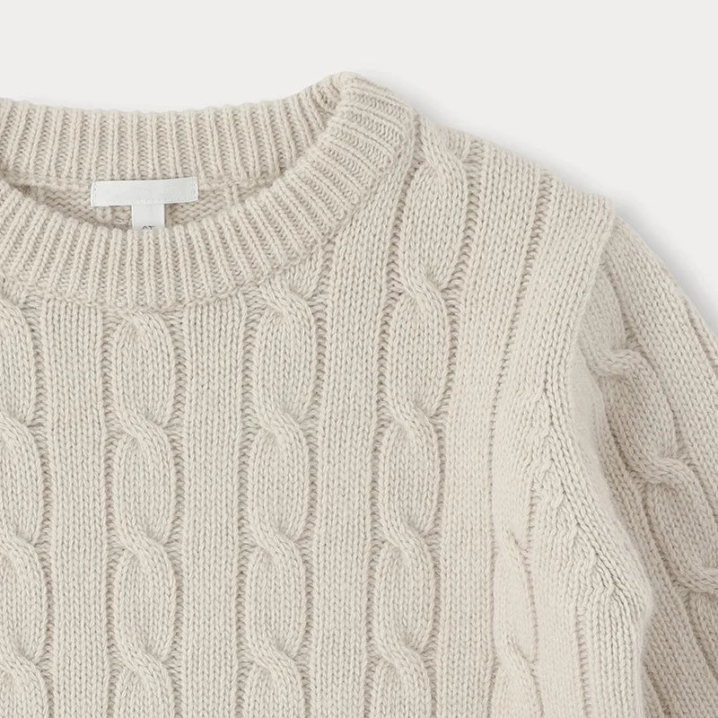 CozyWool – Varm och bekväm – Barnströja i fin ullblandning