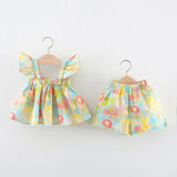 Mini Fashion™ - Sommarblommor Chic - Sommarklänning Peony print
