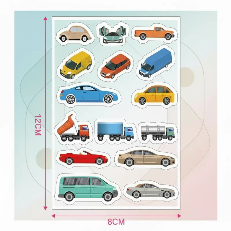 KidoTape – Färgglad och praktisk – Trafikväg-klistertejpsset