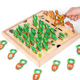 Carrot Pull Game™ - Lär dig med bokstäver - Brädspel med morötter