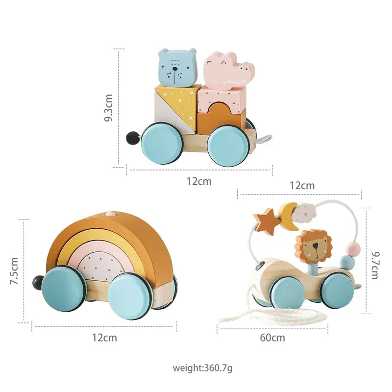 HappyTrain – Montessori & Fun – Träsats med tåg