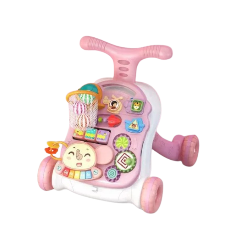 Baby Walker – Säker och interaktiv – 3-i-1 babygångare och leksak