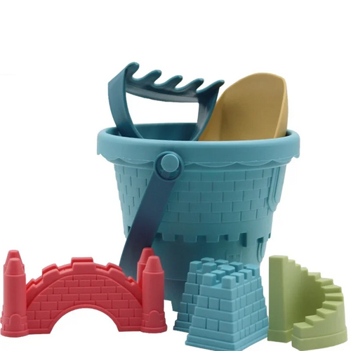 Beach Bucket Set™ – Sensorisk sommarlek – Strandskopa med tillbehör
