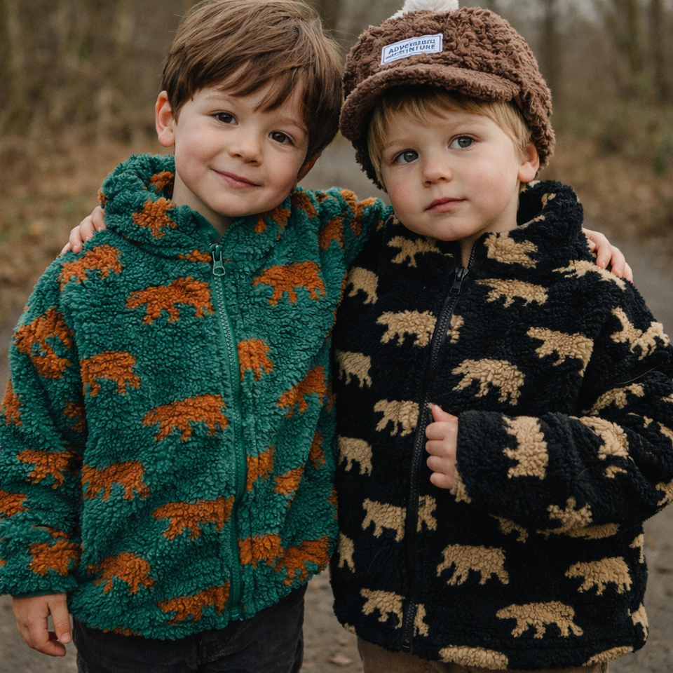 Mini Fashion™  – Extra mjuk och varm – Bären fleeceväst