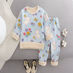 Mini Fashion™ - Cartoon Fleece-pyjamas för barn