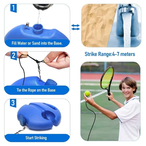 SoloServe – Oberoende och rolig – Träningssystem för tennis utomhus
