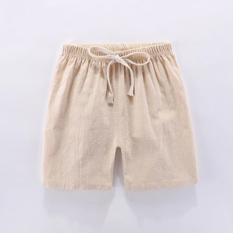 Mini Fashion™ - Snabbtorkande material - Shorts av bomull och linne