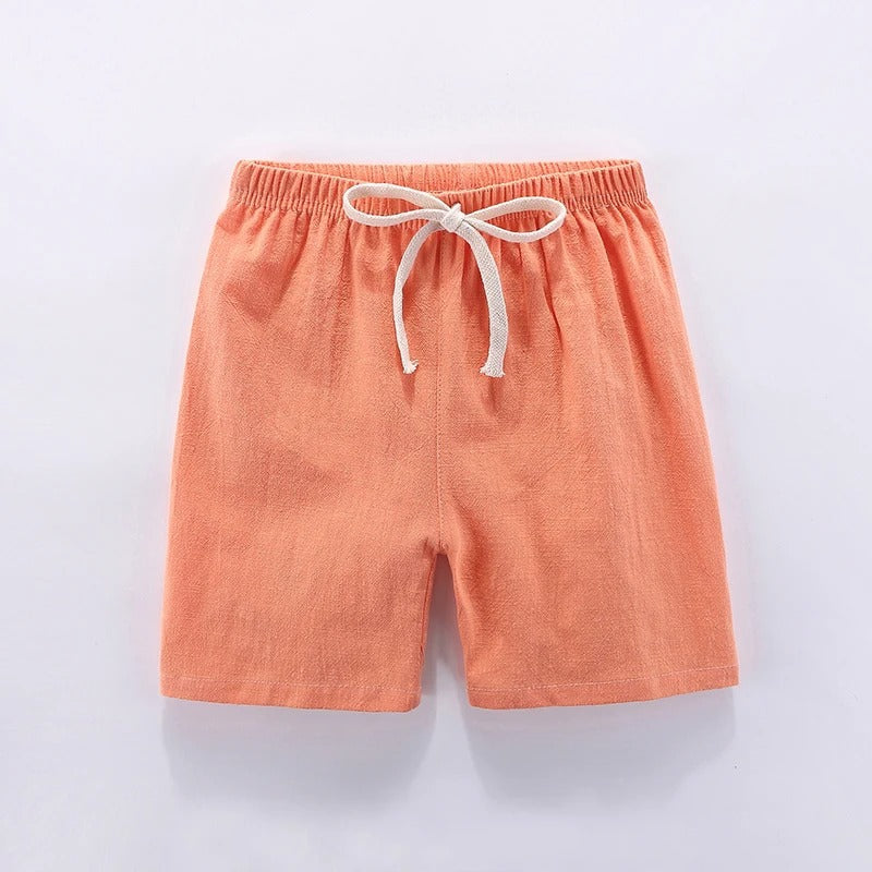 Mini Fashion™ - Snabbtorkande material - Shorts av bomull och linne