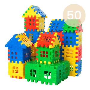 House Building Blocks Byggsats f r hus Stimulera ditt barns