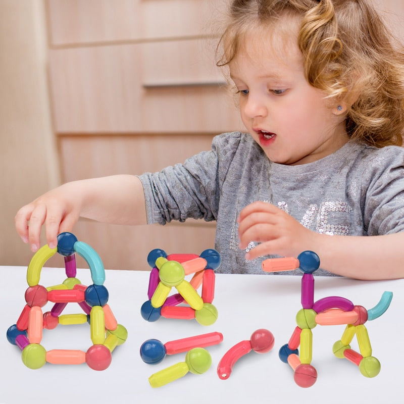 Magnet Toys™ | Utveckla din kreativitet - Magnetiska pinnar