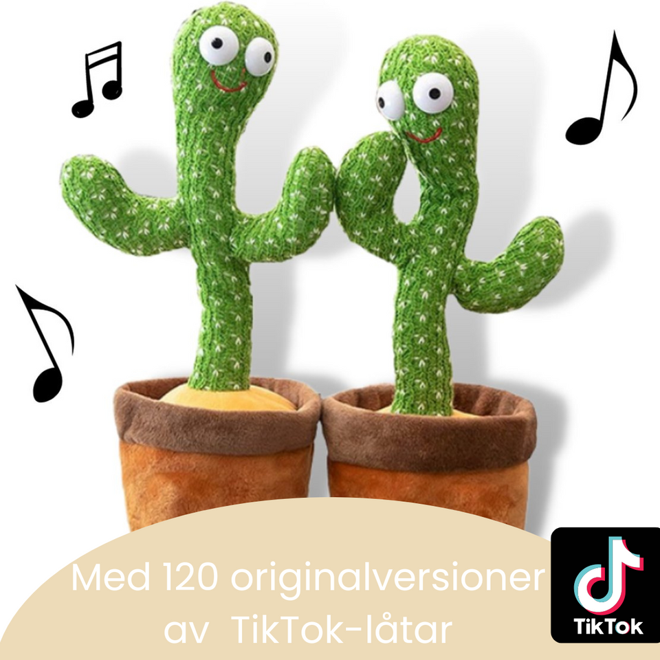 Happy Cactus™ - Den dansande kaktusen | Reagerar på ljud