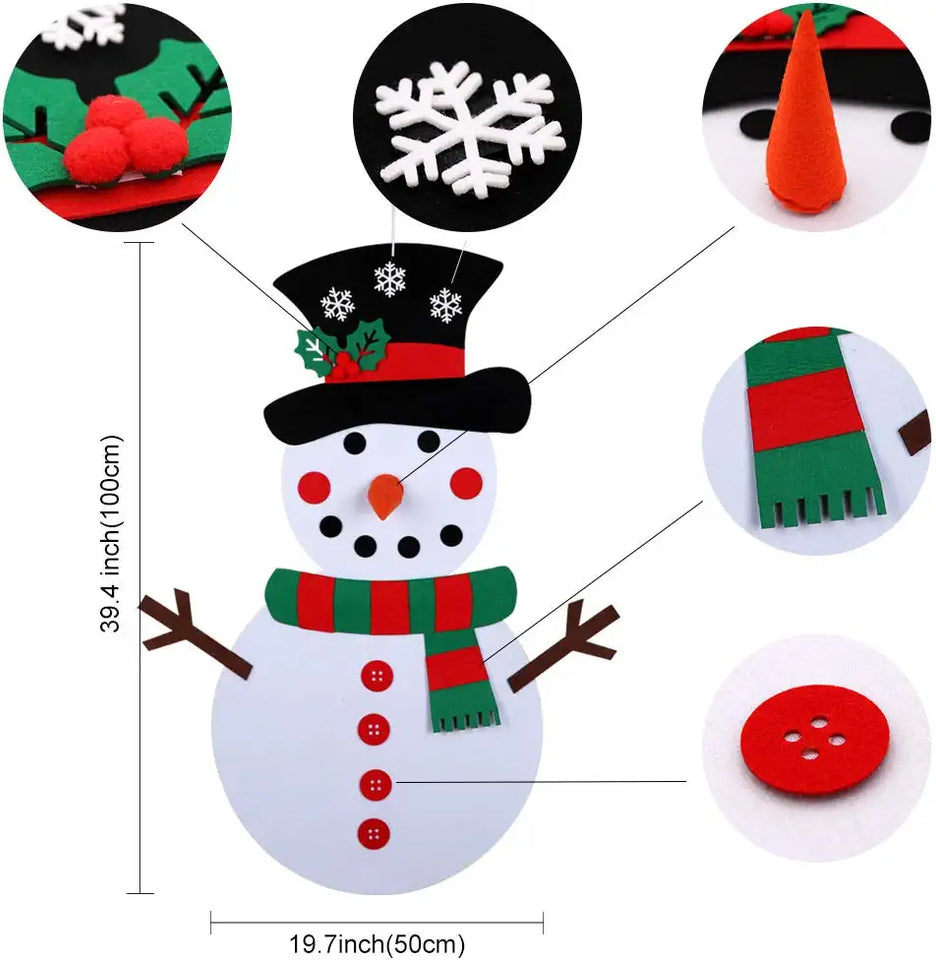 DIY Snowman™ | Låt ditt barn hjälpa till att dekorera - Juldekoration