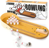 Woods™ - Mini Bowling Game - Bowlingbana i trä
