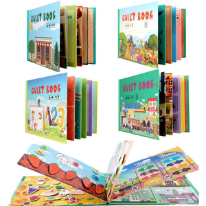 Quiet Book™ - Den tysta boken | Utveckla ditt barns finmotorik