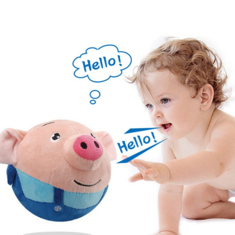 Jumping Piggy Ball™ | Får ditt barn att röra på sig - Interaktiv leksaksboll
