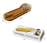 Woods™ - Mini Bowling Game - Bowlingbana i trä