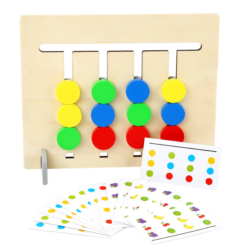 Woods™ - Montessori sorteringspussel | Logiskt resonemang för barn
