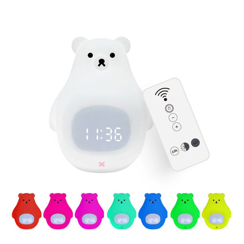 Bear Alarm™ - Sömntränare för barn - Väckarklocka med nattljus