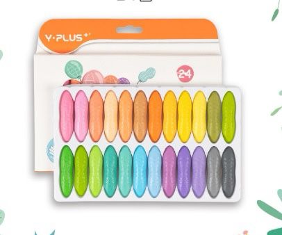 CrayonSet™ - Färgläggning utan smutsiga händer! - Färgkritor
