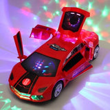 Supercar Toy™ - Rörlig och lysande - Leksaksbil